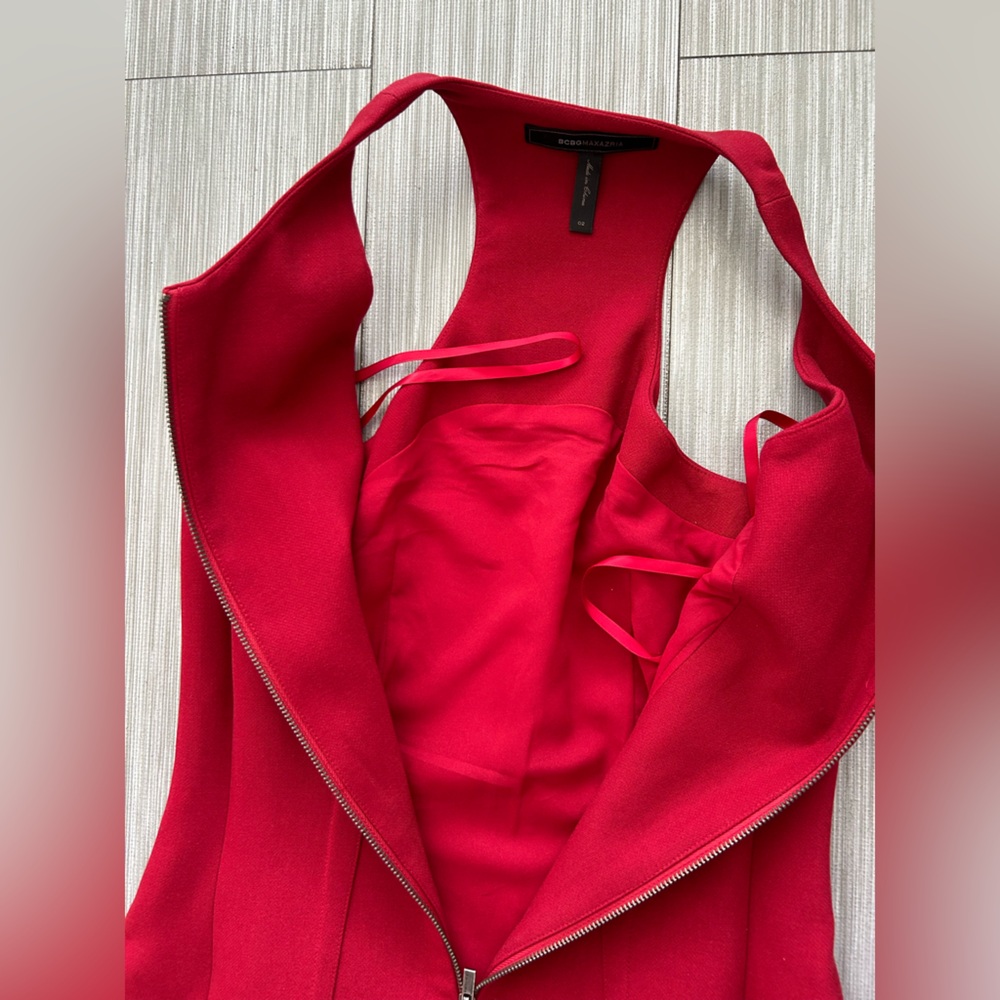 Bcbg red Giuliana dress 02 - Picture 8 of 9